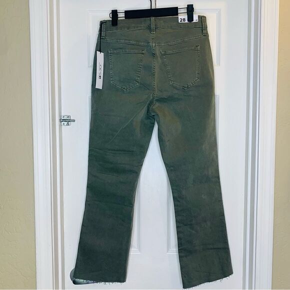 Joes Jeans Green The Slim Kick Ankle Trousers Pants in Deep Celadon Size 28 - Picture 7 of 10